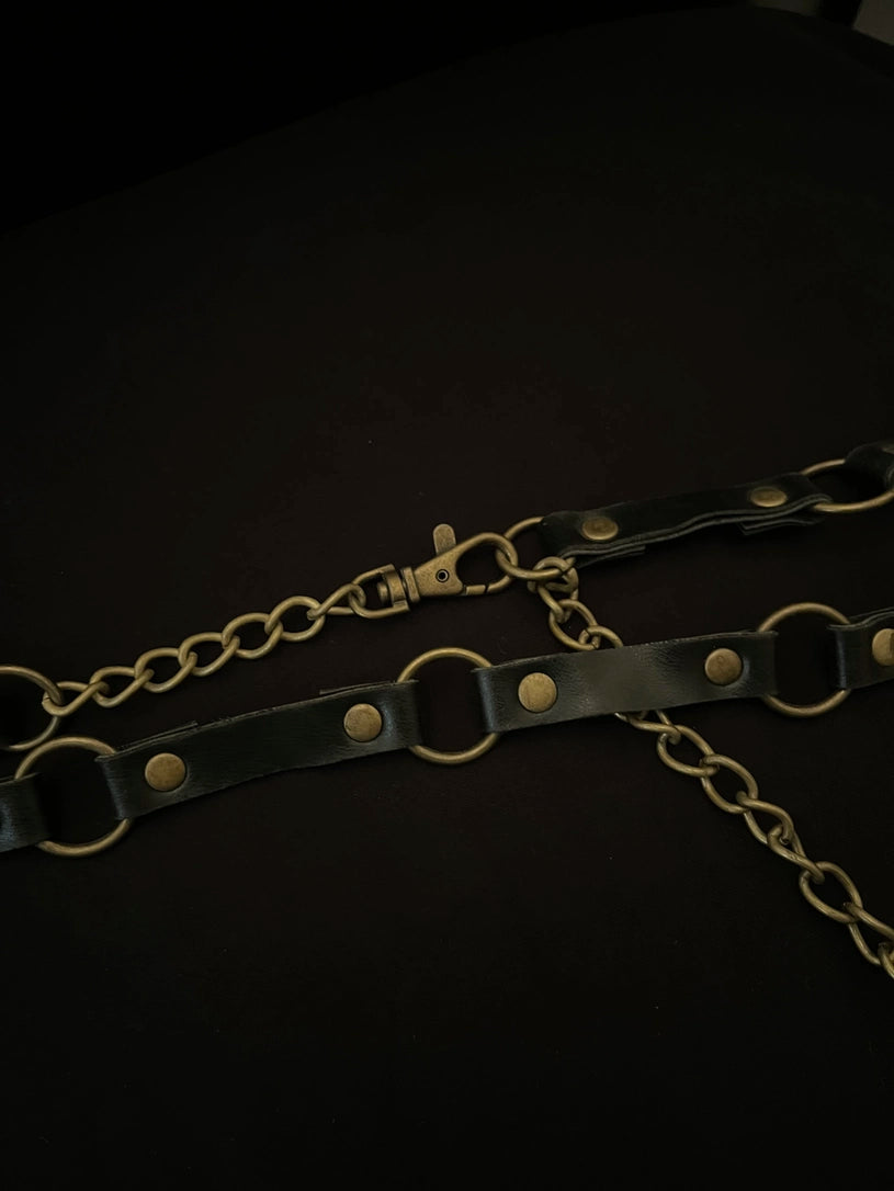 Rivet & Link Waist Chain